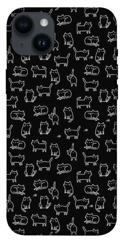 Чохол на Apple iPhone 14 Plus (6.7") Black Cats фото 1 з 1