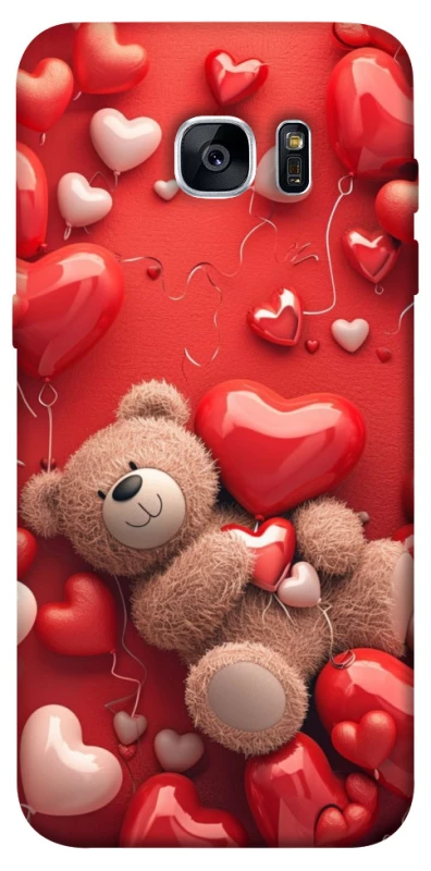 Чохол на Samsung G935F Galaxy S7 Edge bear in hearts фото 1 з 1