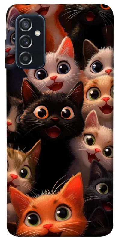 Чехол на Samsung Galaxy M52 happy cats фото 1 из 1