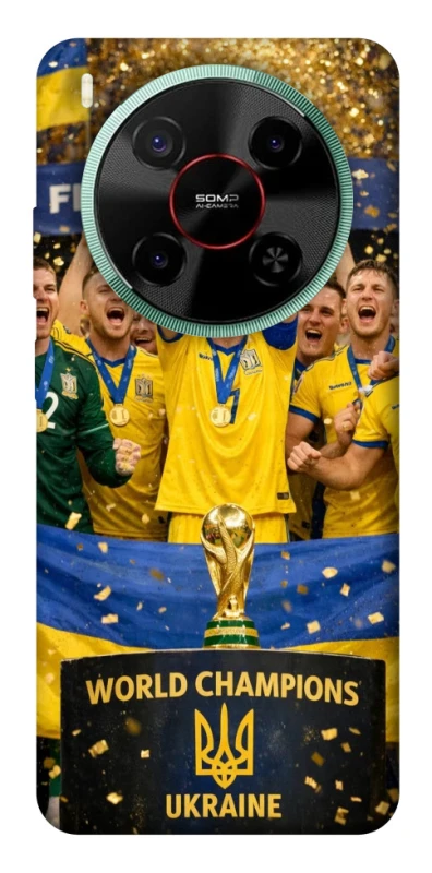 Чехол на ZTE Nubia V70 Max UA-Football ver.5 фото 1 из 1