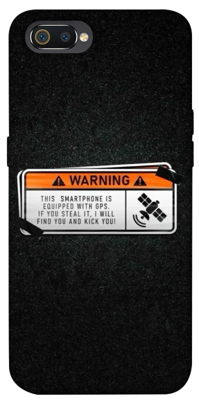 Чохол на Realme C2 Warning фото 1 з 1