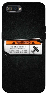 Чохол на Realme C2 Warning фото 1 з 1