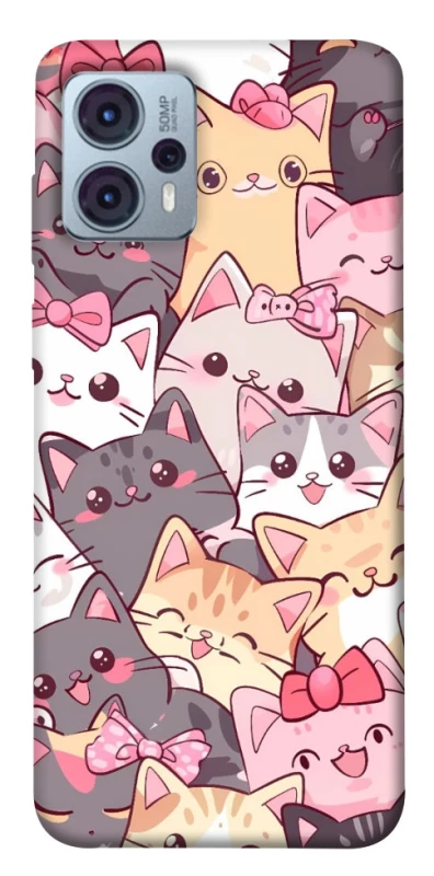 Чохол на Motorola Moto G23 Cute Cat фото 1 з 1