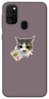 Чохол на Samsung Galaxy M21 cat matcha фото 1 з 1