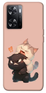 Чохол на Oppo A57s Сat and cat фото 1 з 1