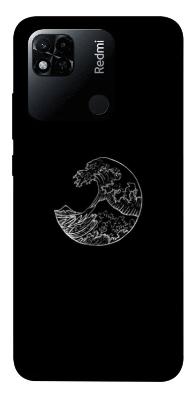 Чохол на Xiaomi Redmi 10A Black tsunami фото 1 Чохол на Xiaomi Redmi 10A Black tsunami фото 1 з 1