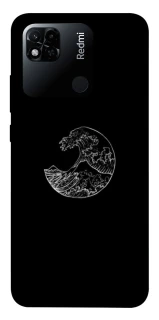Чохол на Xiaomi Redmi 10A Black tsunami фото 1 Чохол на Xiaomi Redmi 10A Black tsunami фото 1 з 1