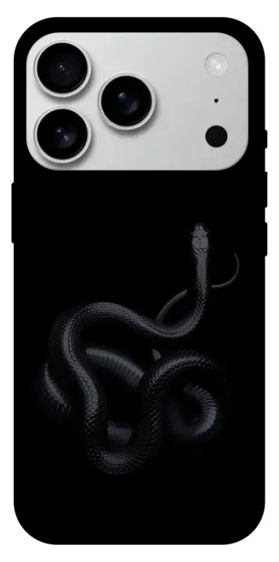 Чехол на Apple iPhone 18 Pro Max Black snake фото 2 из 2
