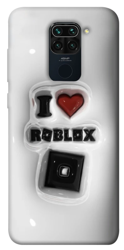 Чохол на Xiaomi Redmi Note 9 / Redmi 10X I love Roblox фото 1 з 1