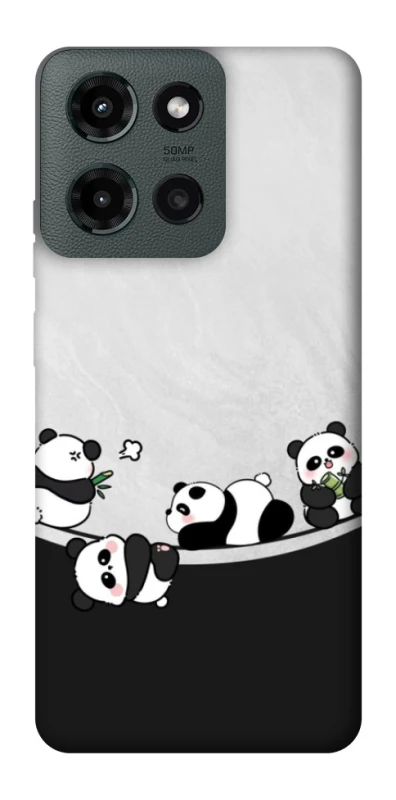 Чохол на Motorola Moto G Power (2025) Four pandas фото 1 з 1