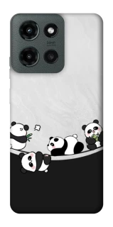 Чохол на Motorola Moto G Power (2025) Four pandas фото 1 з 1