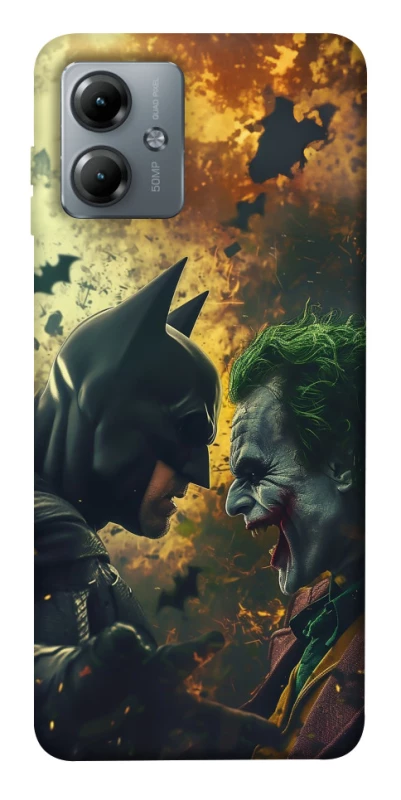Чехол на Motorola Moto G14 Batman and the Joker фото 1 из 1