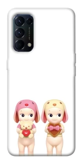 Чехол на Oppo Reno 5 4G Puppy Love Duo фото 1 из 1