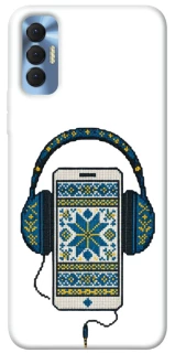 Чехол на TECNO Spark 8P Современная вышиванка фото 1 из 1