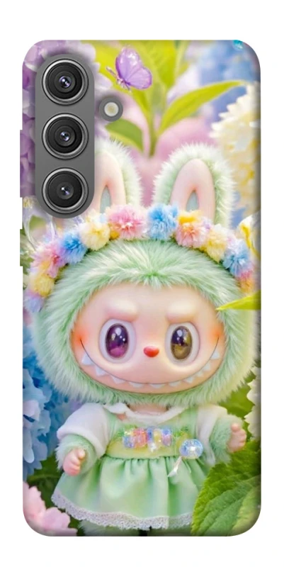 Чехол на Samsung Galaxy S24+ Labubu & Flowers ver.2 фото 1 из 1