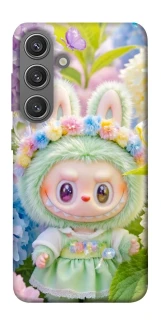 Чехол на Samsung Galaxy S24+ Labubu & Flowers ver.2 фото 1 из 1