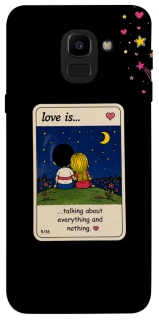 Чехол на Samsung J600F Galaxy J6 (2018) Love is ver.6 фото 1 из 1