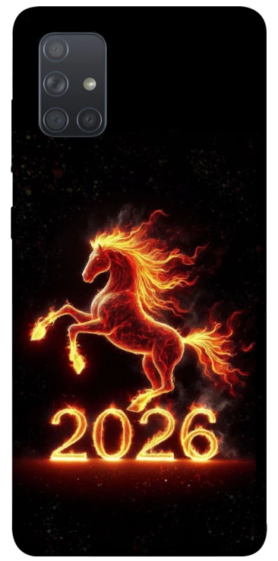 Чохол на Samsung Galaxy A71 Red Fire Horse ver.1 фото 1 з 1