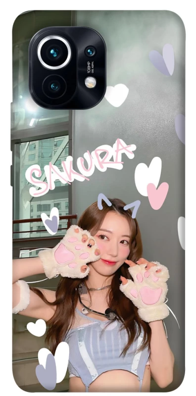 Чохол на Xiaomi Mi 11 Sakura - LE SSERAFIM фото 1 з 1