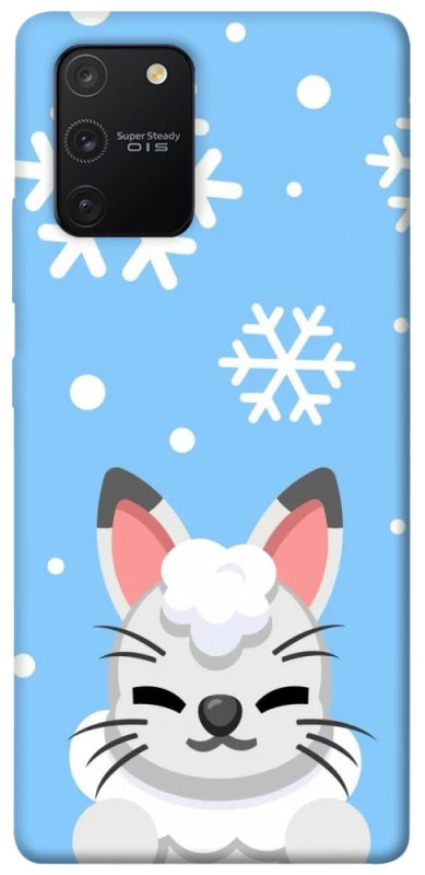 Чохол на Samsung Galaxy S10 Lite Adopt Me Snow Kitty Smile фото 1 з 1
