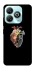 Чохол на ZTE Blade A75 4G Heart with flowers фото 1 з 1