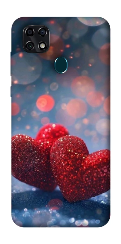 Чохол на ZTE Blade 20 Smart Red hearts фото 1 з 1