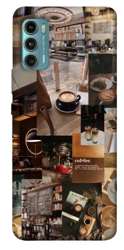 Чохол на Motorola Moto G60 Coffee collage ver.2 фото 1 з 1