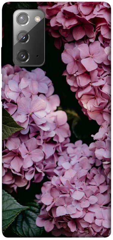 Чохол на Samsung Galaxy Note 20 Рожеві гартензії фото 1 з 1