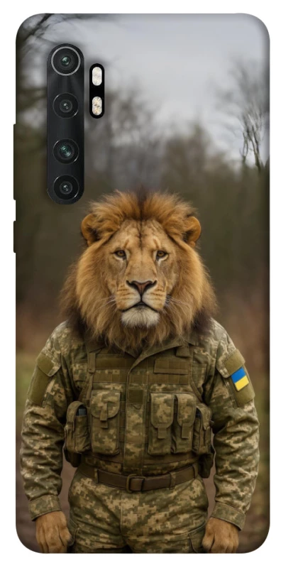 Чехол на Xiaomi Mi Note 10 Lite Лев защитник фото 1 из 1
