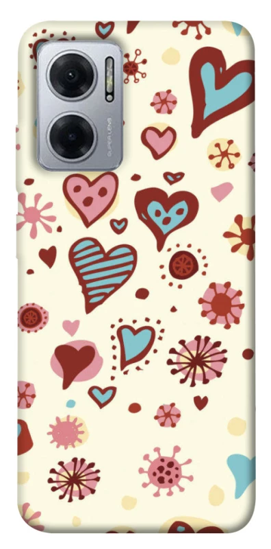 Чехол на Xiaomi Redmi Note 11E Pretty hearts фото 1 из 1