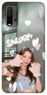 Чохол на Xiaomi Redmi 9T Sakura - LE SSERAFIM фото 1 з 1