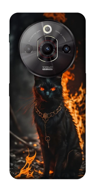 Чохол на ZTE Nubia Focus Pro Вогняний кіт фото 1 з 1