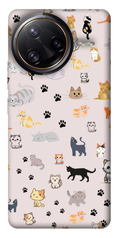 Чохол на Xiaomi Poco F7 Pro Cat style ver.1 фото 1 з 1