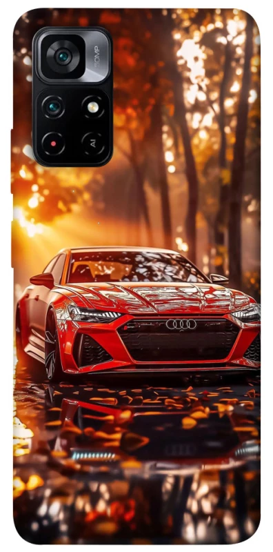 Чехол на Xiaomi Poco M4 Pro 5G Audi at sunset фото 1 из 1