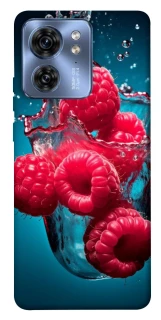 Чехол на Motorola Edge 40 Малинка в воде фото 1 из 1