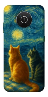 Чохол на Nokia X10 / X20 Cats under the stars фото 1 Чохол на Nokia X10 / X20 Cats under the stars фото 1 з 1