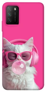 Чехол на Xiaomi Poco M3 Pink kitty фото 1 из 1