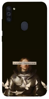 Чехол на Samsung Galaxy M11 Not afraid фото 1 из 1