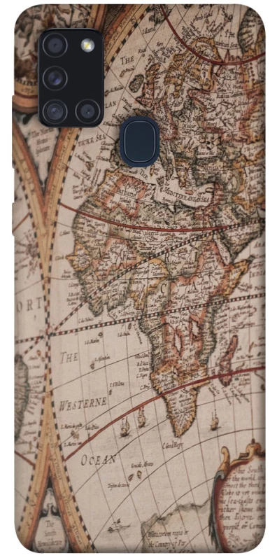 Чехол на Samsung Galaxy A21s Карта путешествий фото 1 из 1