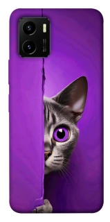 Чохол на Vivo Y15s Кіт-підглядач фото 1 з 1