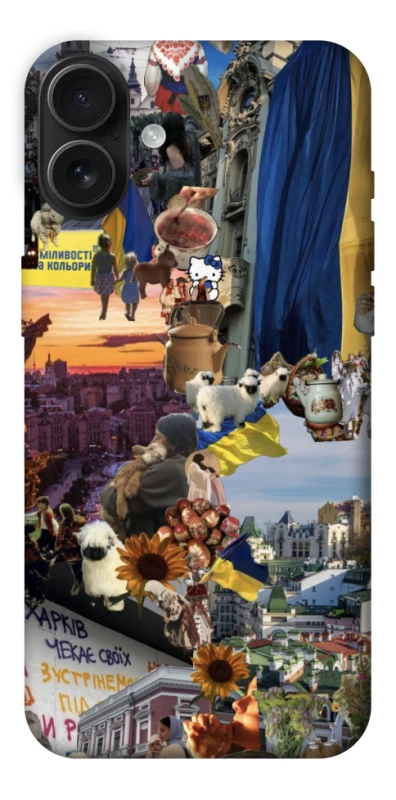 Чехол на Apple iPhone 16 Plus Ukraine style ver.2 фото 1 из 1