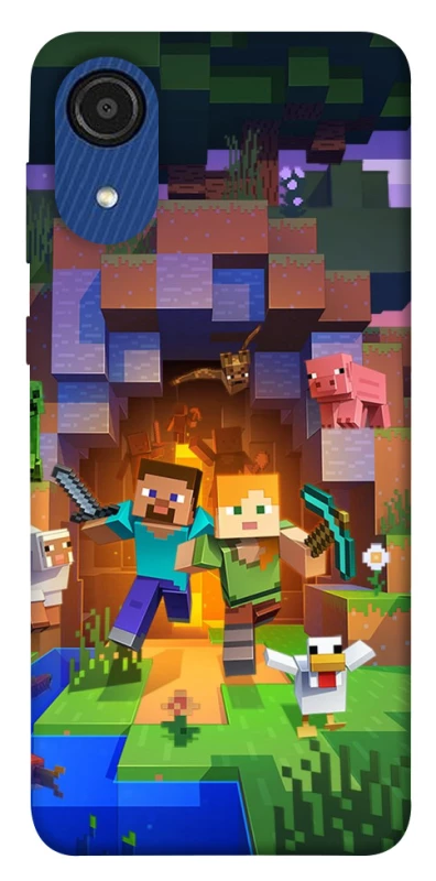 Чехол на Samsung Galaxy A03 Core Minecraft game фото 1 из 1