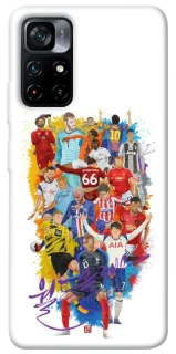 Чохол на Xiaomi Poco M4 Pro 5G Football Abstract v2 фото 1 з 1