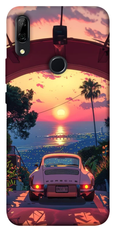 Чехол на Huawei P Smart Z Porsche at sunset фото 1 из 1