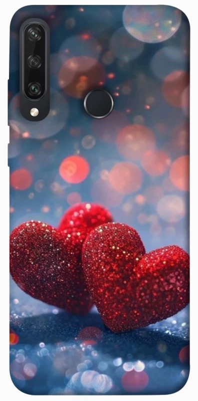 Чехол на Huawei Y6p Red hearts фото 1 из 1