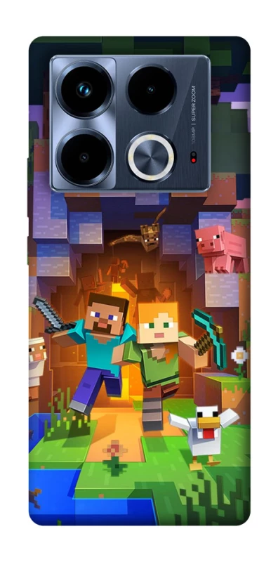 Чохол на Infinix Note 40 4G Minecraft game фото 1 з 1