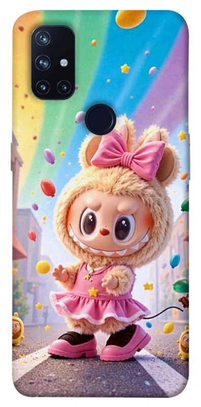 Чохол на OnePlus Nord N10 5G Labubu rainbow фото 1 з 1