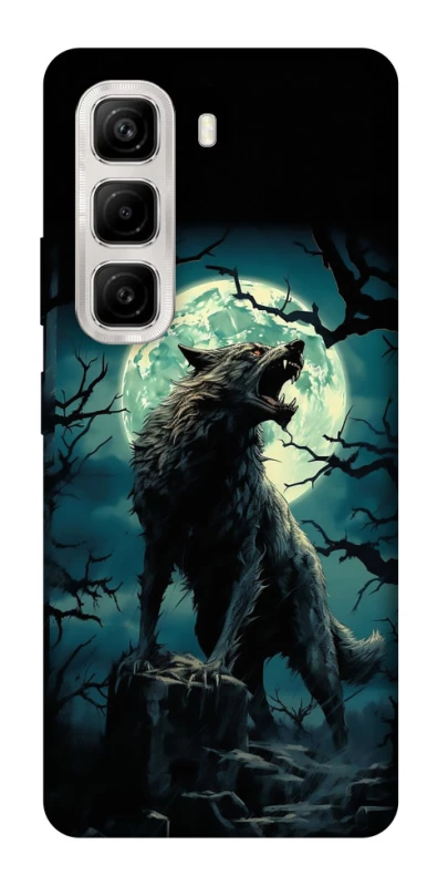 Чехол на Infinix Hot 50 4G Волк под луной фото 1 из 1