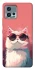 Чохол на Motorola Moto G72 Сat with glasses фото 1 з 1