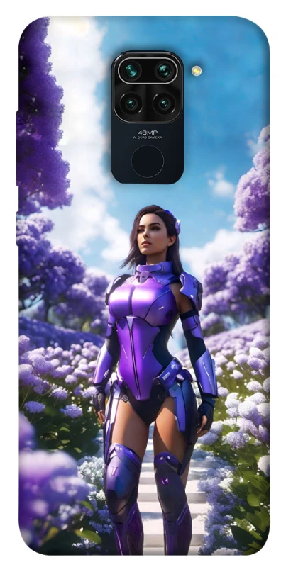 Чохол на Xiaomi Redmi Note 9 / Redmi 10X Cyber space girl ver.4 фото 1 з 1